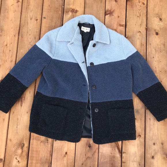 Vintage Jackets & Blazers - Vintage fleece winter coat size medium